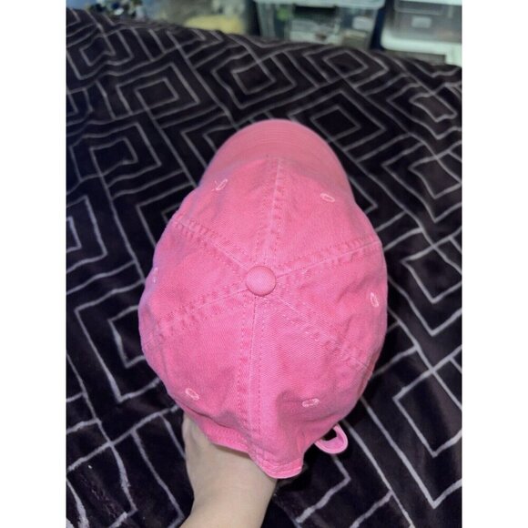 LIFE IS GOOD Pink Adjustable Ball Cap Hat Embroidered Daisy Flower 22 in - Picture 7 of 10